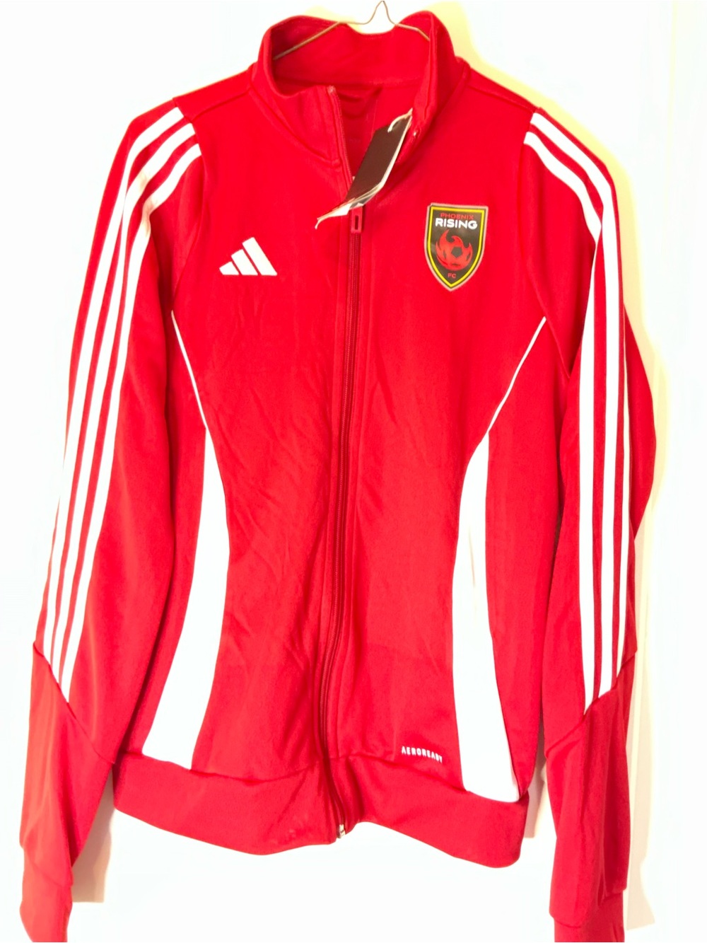 ADIDAS PHOENIX RISING FC FULL ZIP TRACK JACKET MENS AEROREADY (m)